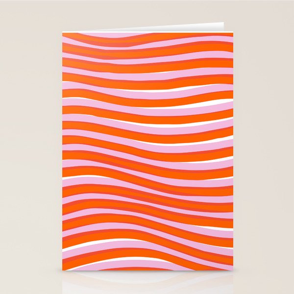 electric zebra stripes Stationery Card Gallery Image 1