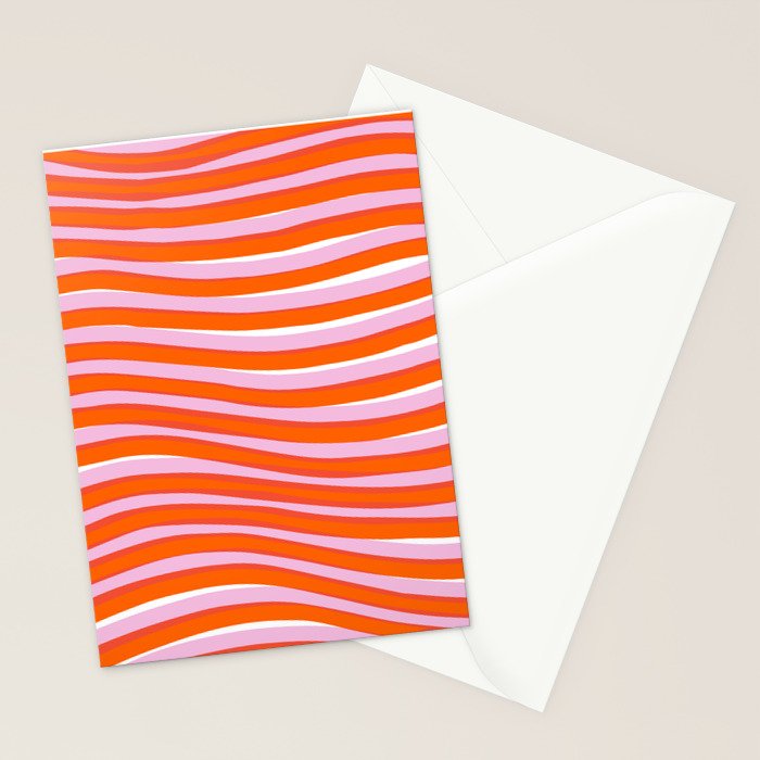 electric zebra stripes Stationery Card Gallery Image 2