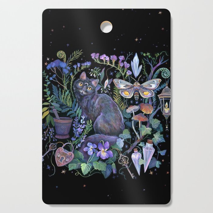 Witch Potion Garden Cutting Board Gallery Image 1