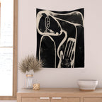 Abstract Female Figure 35 Wall Tapestry Gallery Image 2