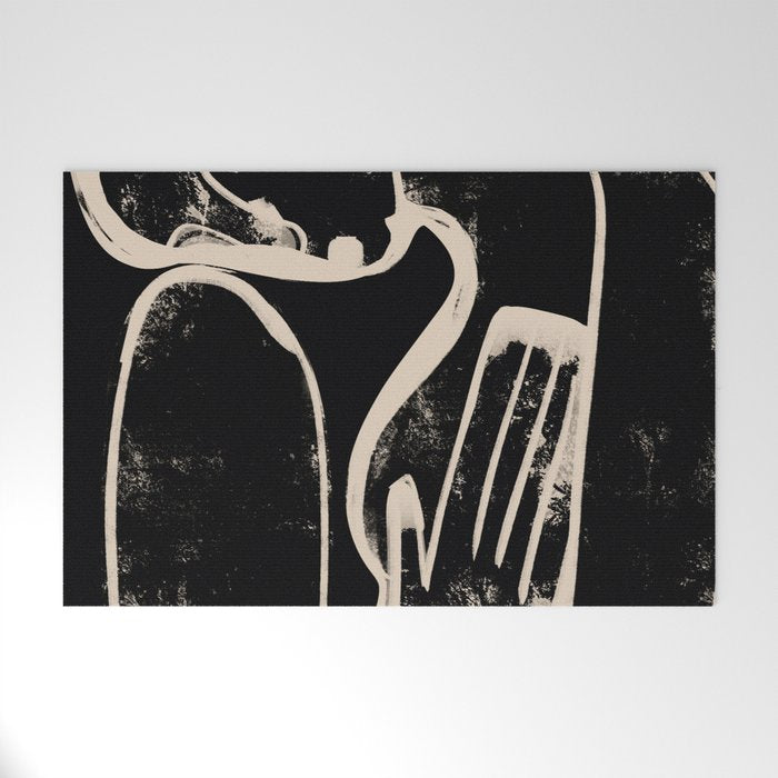 Abstract Female Figure 35 Welcome Mat Gallery Image 1