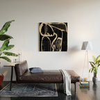 Abstract Female Figure 35 Wood Wall Art Gallery Image 2