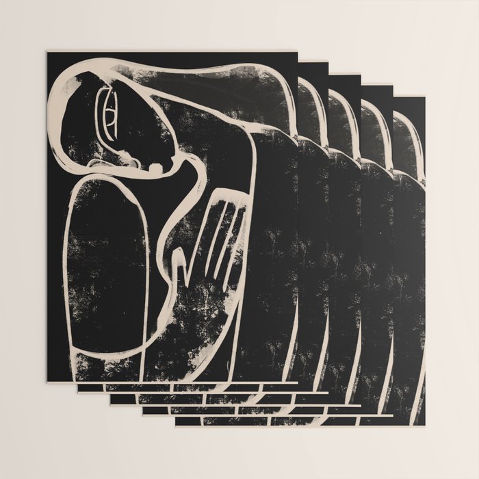 Abstract Female Figure 35 Wrapping Paper Gallery Image 3