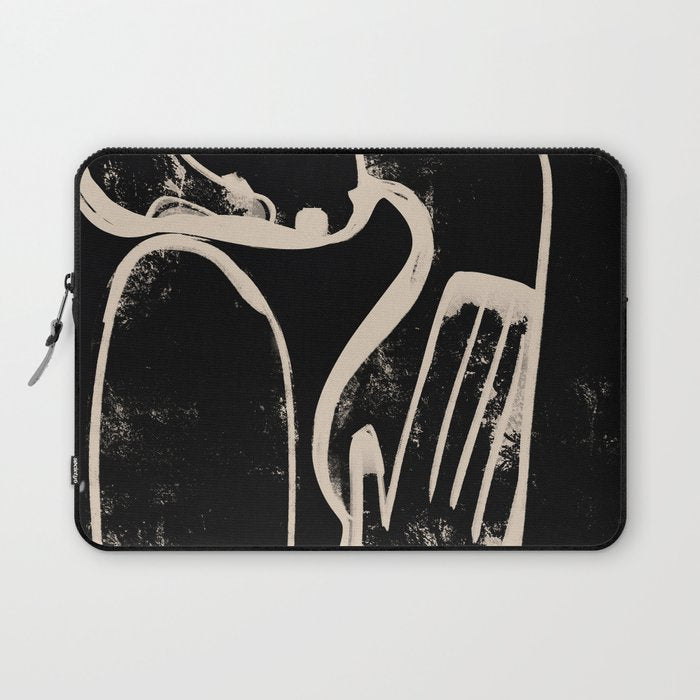 Abstract Female Figure 35 Laptop Sleeve Gallery Image 1