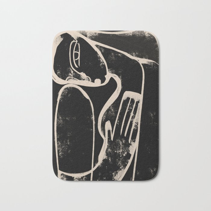 Abstract Female Figure 35 Bath Mat Gallery Image 1