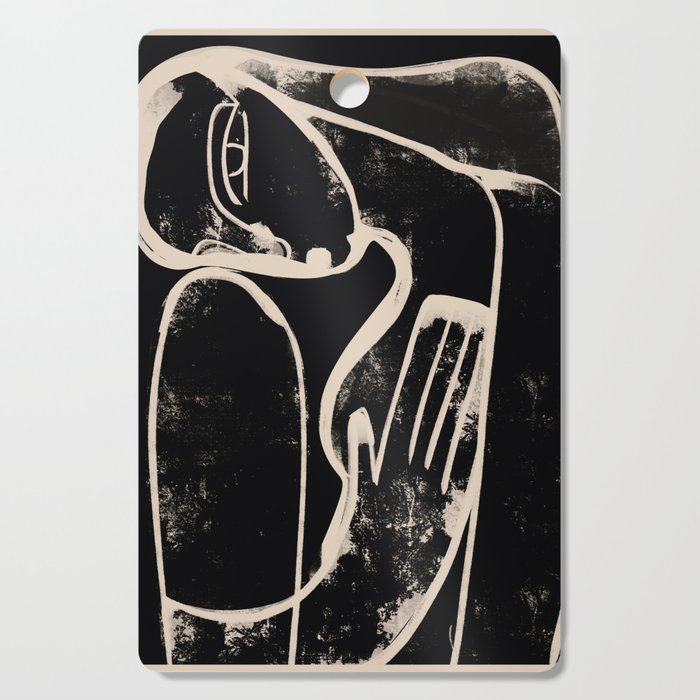 Abstract Female Figure 35 Cutting Board Gallery Image 1