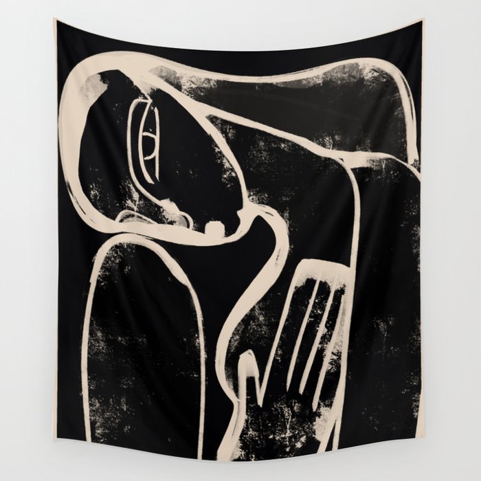 Abstract Female Figure 35 Wall Tapestry Gallery Image 1