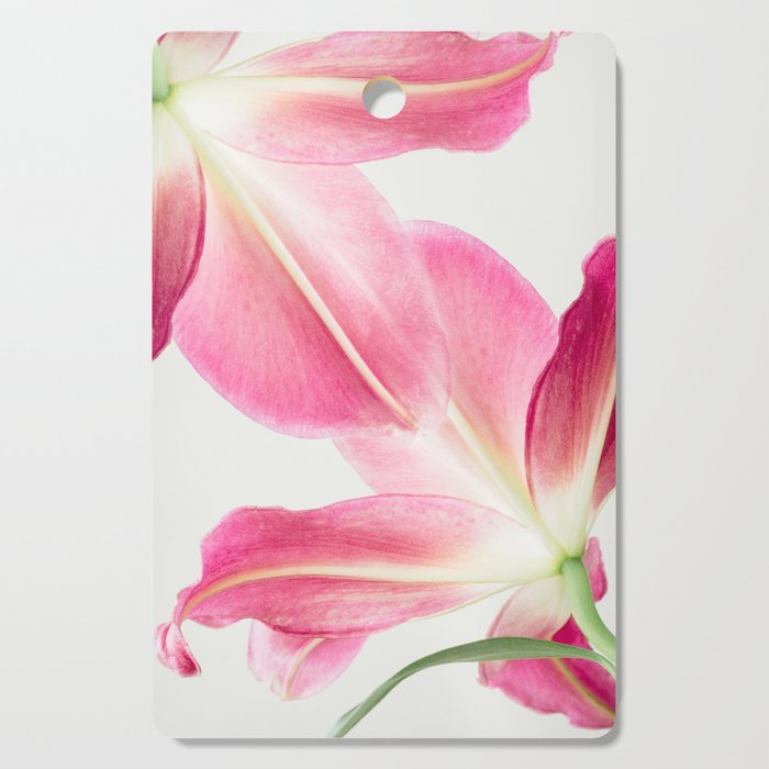 Pink Petals - Flower Photography, Botanical Cutting Board Gallery Image 1