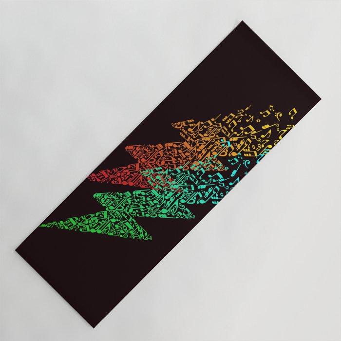 Electro music Yoga Mat Gallery Image 1