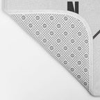 PNW Pacific Northwest Compass - Black and White Forest Bath Mat Gallery Image 2