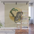 Tiger with magpie type-D : Minhwa-Korean traditional/folk art Wall Mural Gallery Image 1