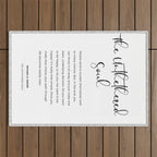 The Untethered Soul. Quote from The Untethered Soul by Michael A. Singer Outdoor Rug Gallery Image 1