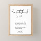 The Untethered Soul. Quote from The Untethered Soul by Michael A. Singer Mini Art Print Gallery Image 1