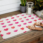 Kiss Collection - Pink Palette Outdoor Rug Gallery Image 2