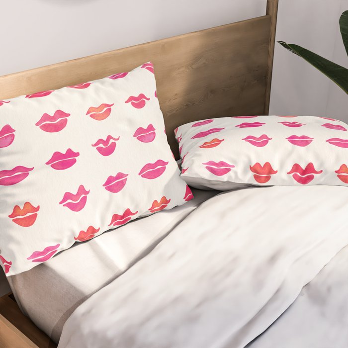 Kiss Collection - Pink Palette Pillow Sham Gallery Image 2
