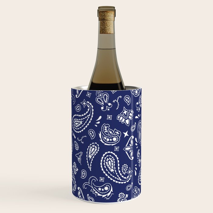 Blue Bandana Wine Chiller Gallery Image 1