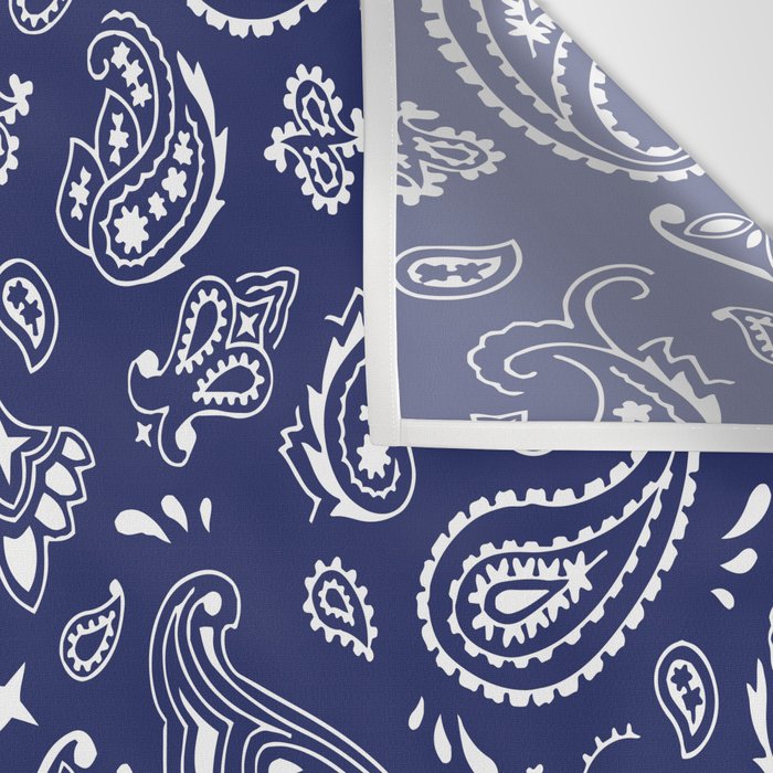 Blue Bandana Wall Tapestry Gallery Image 3