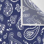 Blue Bandana Wall Tapestry Gallery Image 3