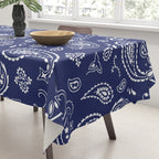 Blue Bandana Tablecloth Gallery Image 3