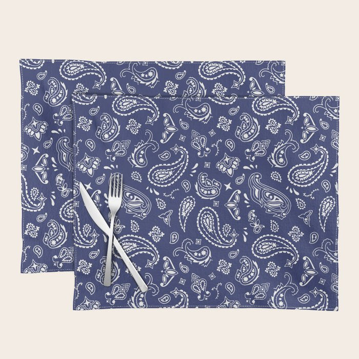 Blue Bandana Placemat Gallery Image 1