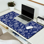 Blue Bandana Desk Mat Gallery Image 2