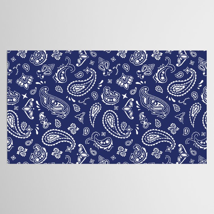 Blue Bandana Tablecloth Gallery Image 2