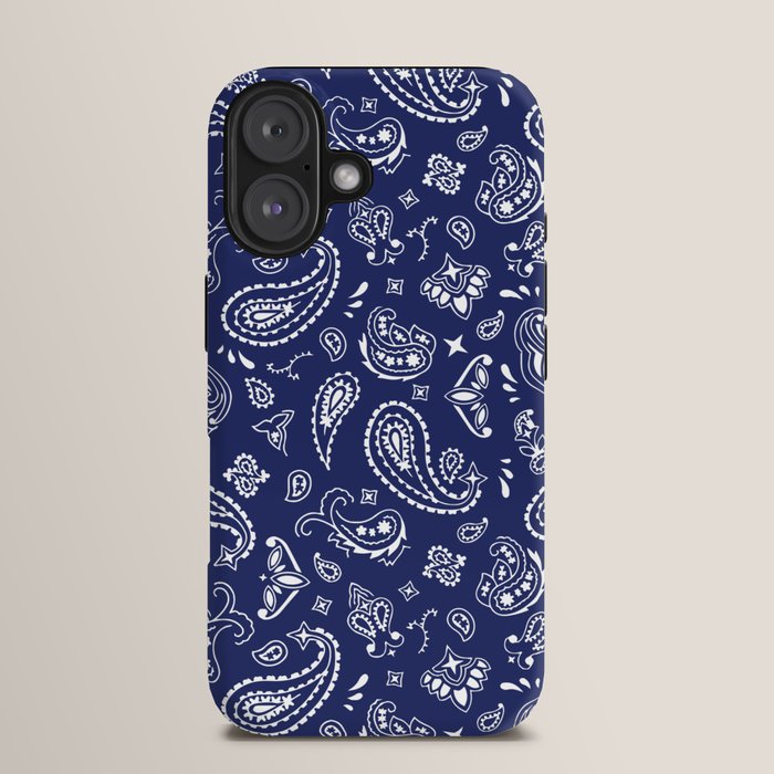 Blue Bandana iPhone Case Gallery Image 13