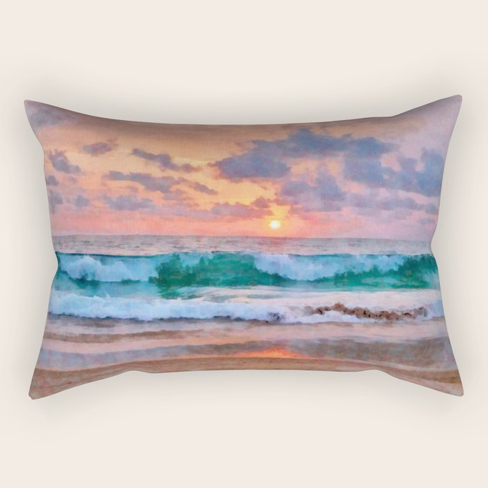 Sea view Rectangular Pillow Gallery Image 2