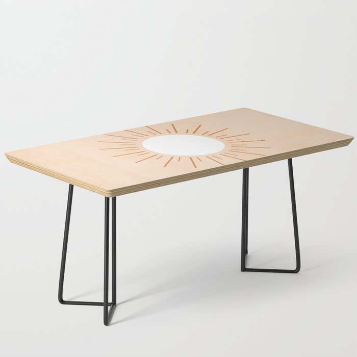 shapes geometry sun minimal abstract Coffee Table Gallery Image 1