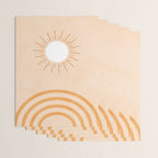 shapes geometry sun minimal abstract Wrapping Paper Gallery Image 3