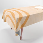 shapes geometry sun minimal abstract Tablecloth Gallery Image 1