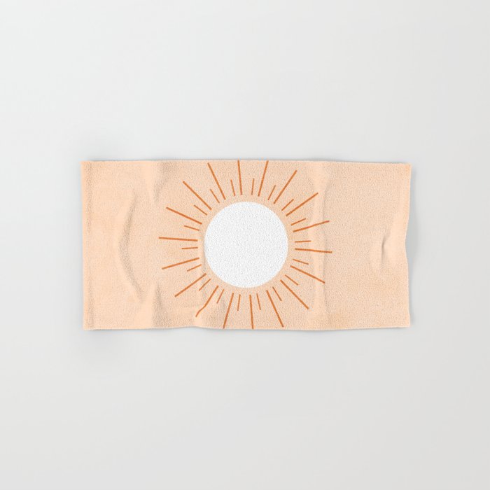 shapes geometry sun minimal abstract Bath Towel Gallery Image 1