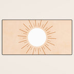 shapes geometry sun minimal abstract Desk Mat Gallery Image 3