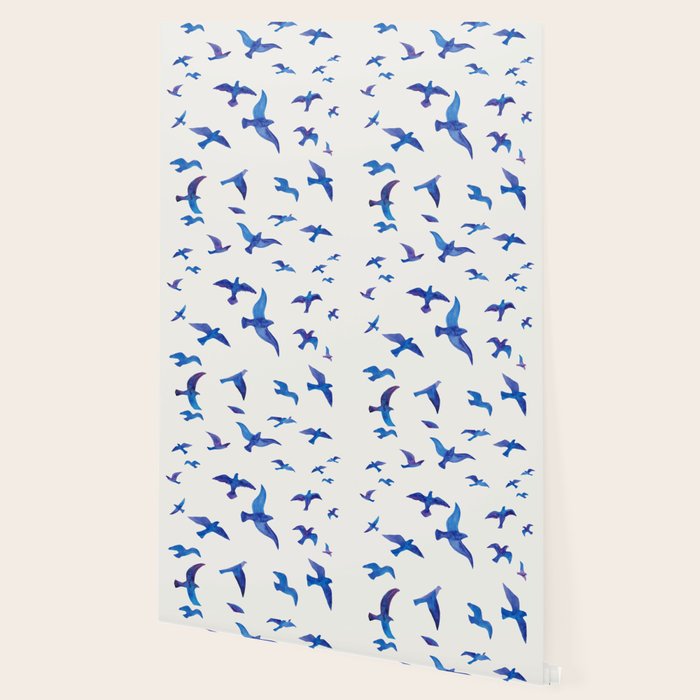 Blue Birds Wallpaper Gallery Image 2