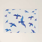 Blue Birds Welcome Mat Gallery Image 1