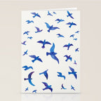 Blue Birds Stationery Card Gallery Image 2
