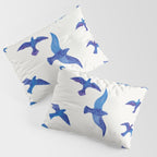 Blue Birds Pillow Sham Gallery Image 3