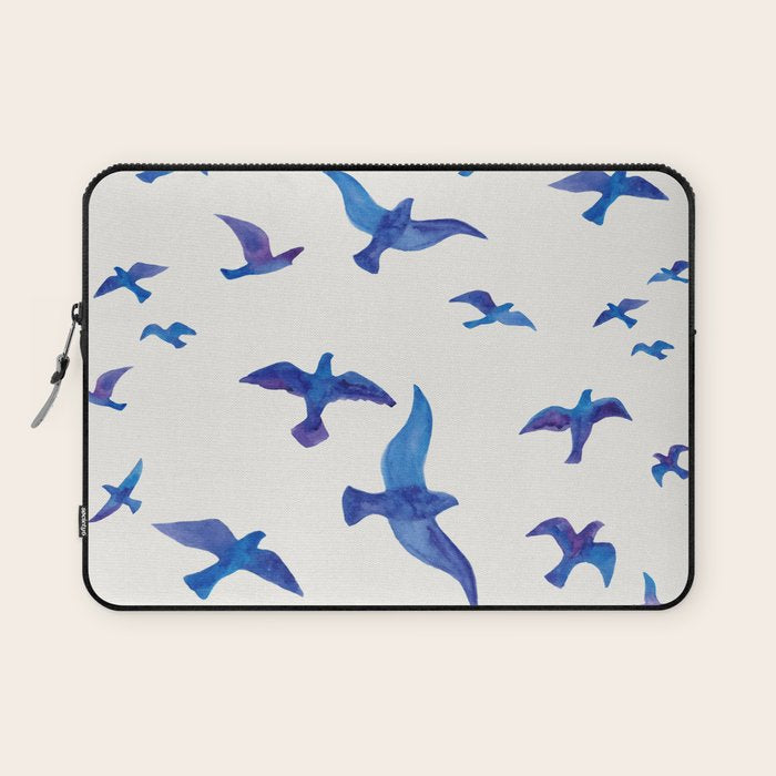 Blue Birds Laptop Sleeve Gallery Image 1