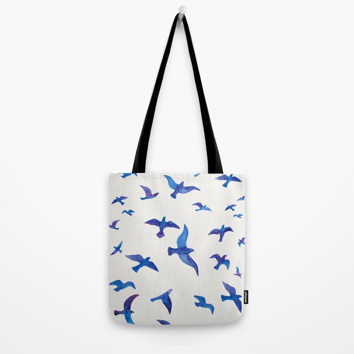 Blue Birds Tote Bag Gallery Image 2