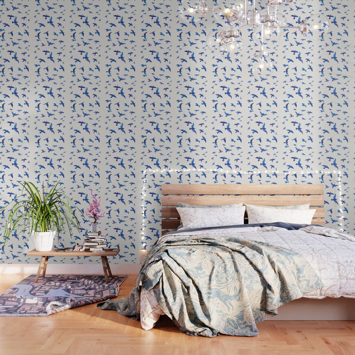 Blue Birds Wallpaper Gallery Image 3