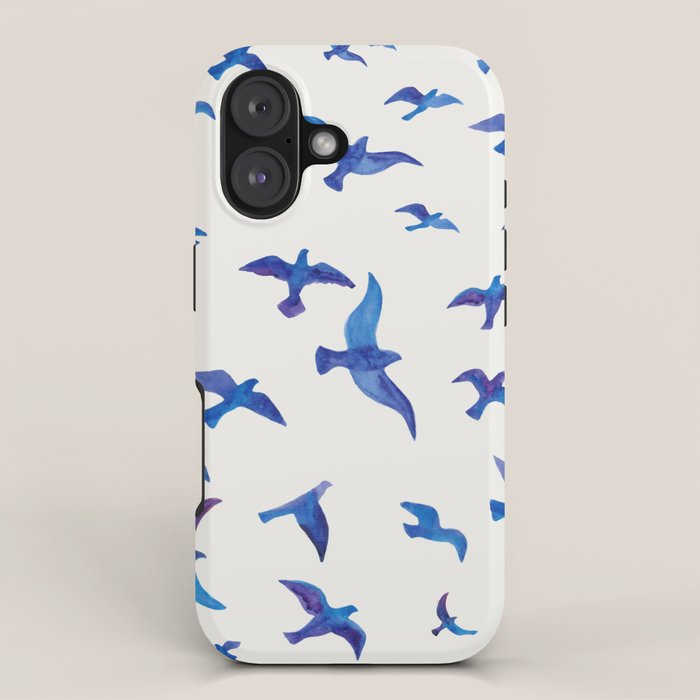 Blue Birds iPhone Case Gallery Image 1