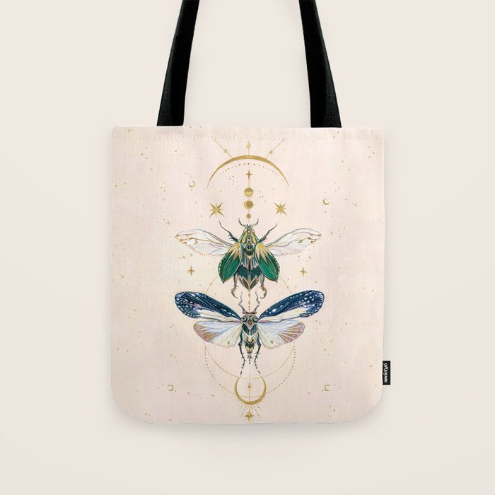 Moon insects Tote Bag Gallery Image 1
