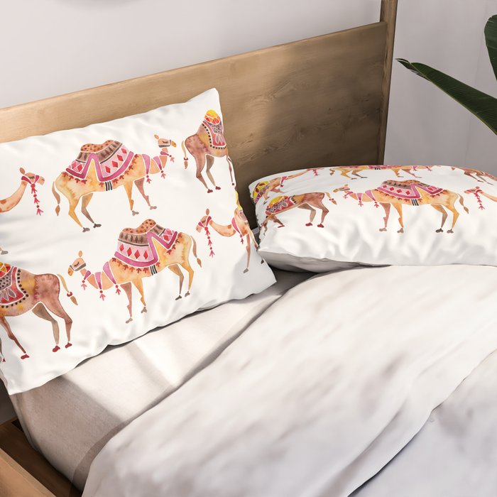 Camel Train Pillow Sham Gallery Image 2