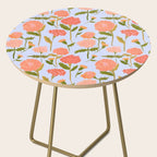 Marigolds / Periwinkle flower pattern Side Table Gallery Image 2
