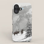 1920 - winter walker iPhone Case Gallery Image 1