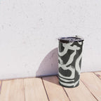 Black & White Abstract Collage #1 Travel Mug Gallery Image 4