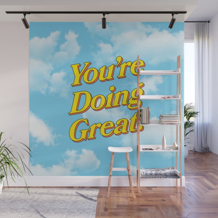 You Are Doing Great: Sky Edition Wall Mural Gallery Image 1