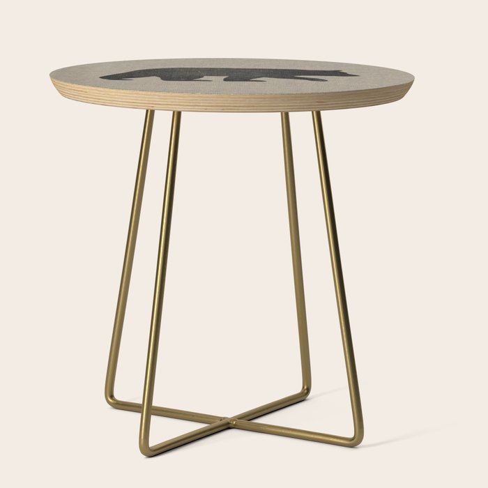 Black Bear Silhouette Side Table Gallery Image 1