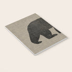 Black Bear Silhouette Notebook Gallery Image 3