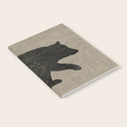 Black Bear Silhouette Notebook Gallery Image 2